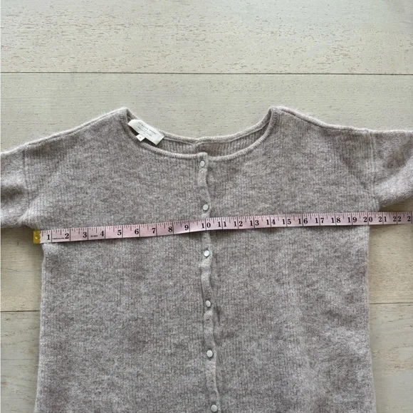 Sezane  Gaspard Cardigan beige size S Alpaca - Picture 9 of 12